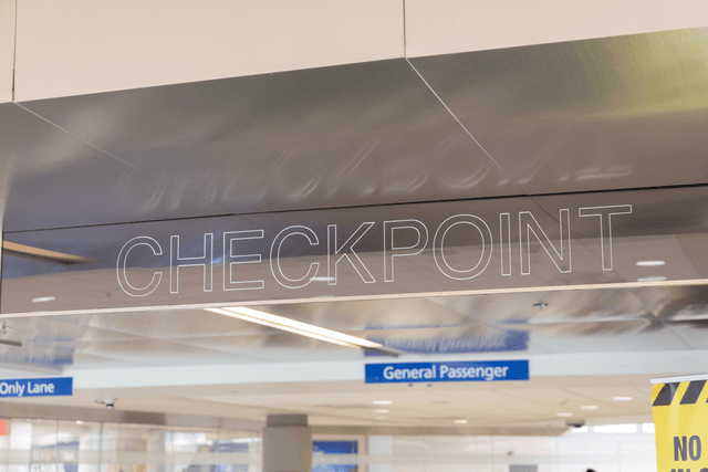 TSA Checkpoint Photo