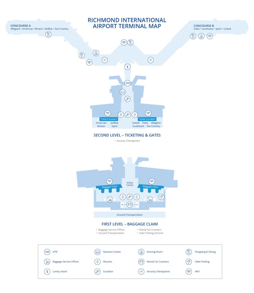 Terminal Guide - Richmond International Airport